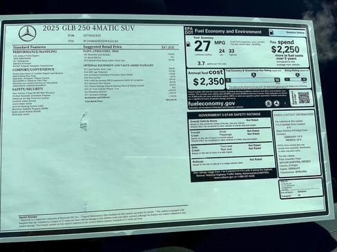 New 2025 Mercedes-Benz GLB 250 4MATIC image 26