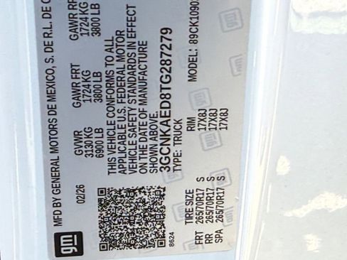 New 2026 Chevrolet Silverado 1500 W/T AWD/4WD image 25