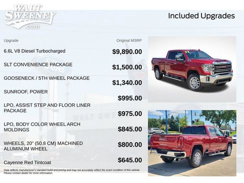 Used 2023 GMC Sierra 2500 SLT w/ SLT Convenience Package AWD/4WD image 12
