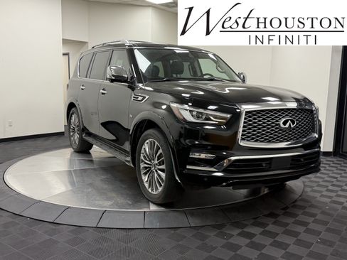 Used 2020 INFINITI QX80 Luxe w/ Sensory Package RWD image 1