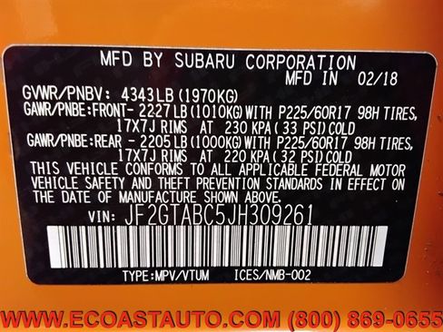 Used 2018 Subaru Crosstrek 2.0i Premium image 17