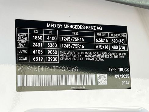 New 2026 Mercedes-Benz Sprinter 2500 image 29
