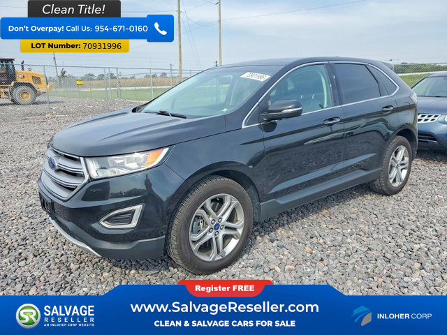 Used 2015 Ford Edge Titanium w/ Equipment Group 301A AWD/4WD image 1