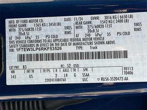 Used 2024 Ford F150 XLT w/ Equipment Group 302A MID image 31