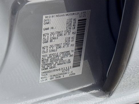 New 2026 Nissan Frontier Pro-X image 28