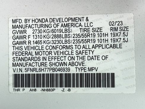 Certified 2023 Honda Odyssey Sport image 33