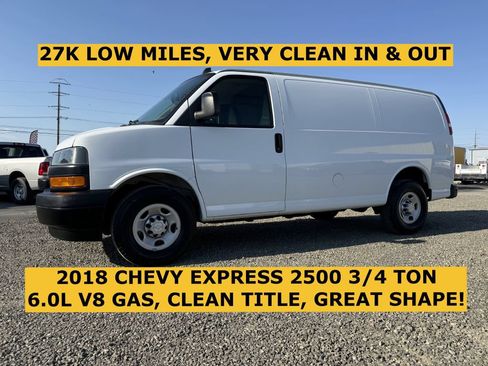 Used 2018 Chevrolet Express 2500 w/ Driver Convenience Package RWD image 1