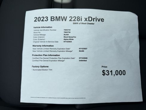 Used 2023 BMW 228i xDrive Gran Coupe AWD/4WD image 18