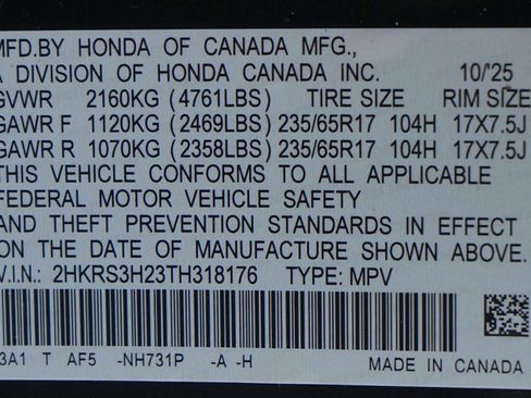 Certified 2026 Honda CR-V LX image 30