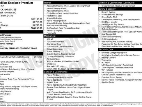 Used 2019 Cadillac Escalade Premium Luxury RWD image 31