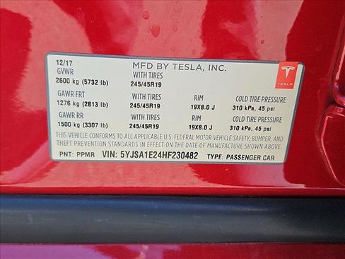 Used 2017 Tesla Model S 75D AWD/4WD image 24