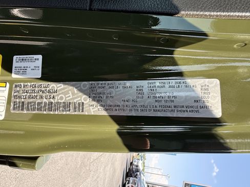 Used 2023 Jeep Wrangler Unlimited Rubicon 392 w/ Xtreme Recon 35" Tire Package AWD/4WD image 36