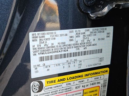 New 2024 Ford Expedition Limited image 34