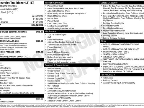 Used 2023 Chevrolet TrailBlazer LT image 24