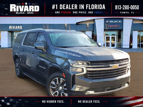 Used 2021 Chevrolet Suburban LT w/ Rear Media and Nav Package AWD/4WD image 1