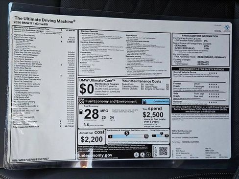 New 2026 BMW X1 xDrive28i image 20