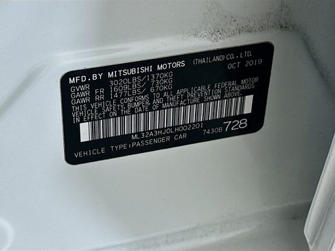 Used 2020 Mitsubishi Mirage ES FWD image 12