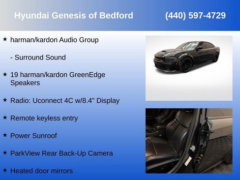 Used 2022 Dodge Charger SRT Hellcat w/ Harman/Kardon Audio Group RWD image 14