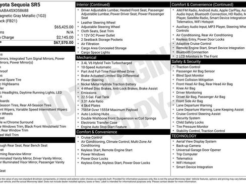 Used 2025 Toyota Sequoia SR5 image 55