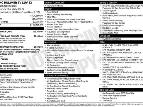 New 2024 GMC Hummer EV 3X w/ Omega Edition image 40