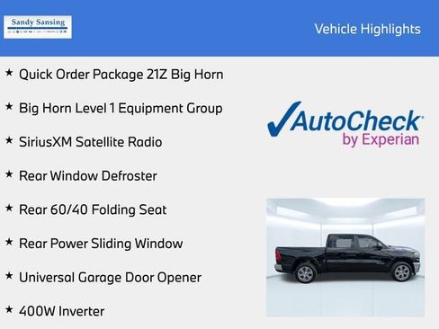 New 2026 RAM 1500 Big Horn AWD/4WD image 7