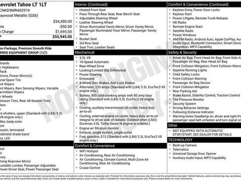 Used 2021 Chevrolet Tahoe LT image 6