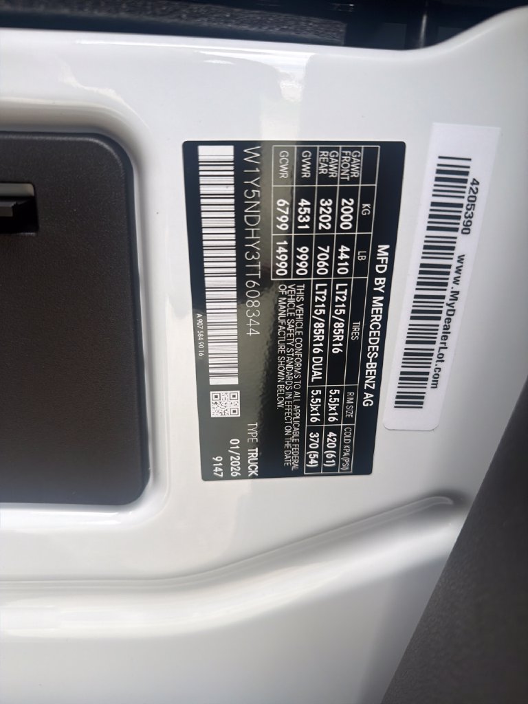 New 2026 Mercedes-Benz Sprinter 3500 image 25