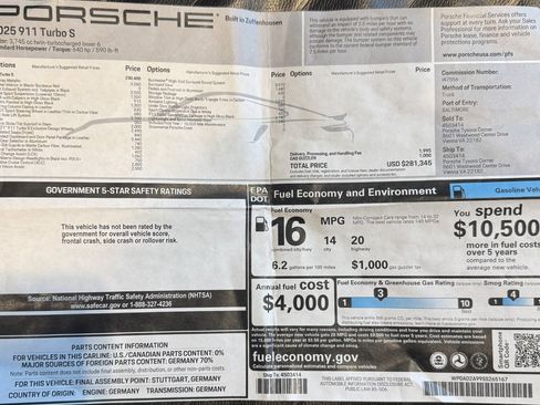 Used 2025 Porsche 911 Turbo S image 27