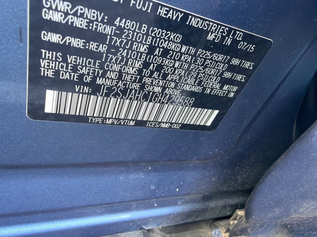 Used 2016 Subaru Forester 2.5i Limited AWD/4WD image 12