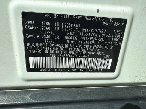 Used 2013 Subaru Outback 2.5i Limited AWD/4WD image 37