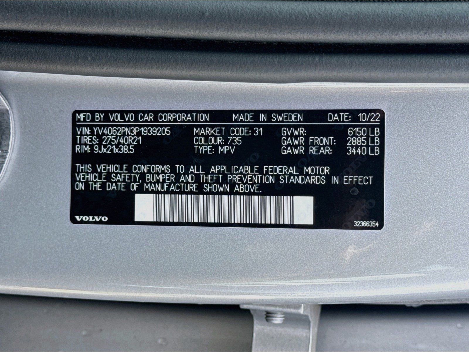 Used 2023 Volvo XC90 B6 Plus AWD/4WD image 32