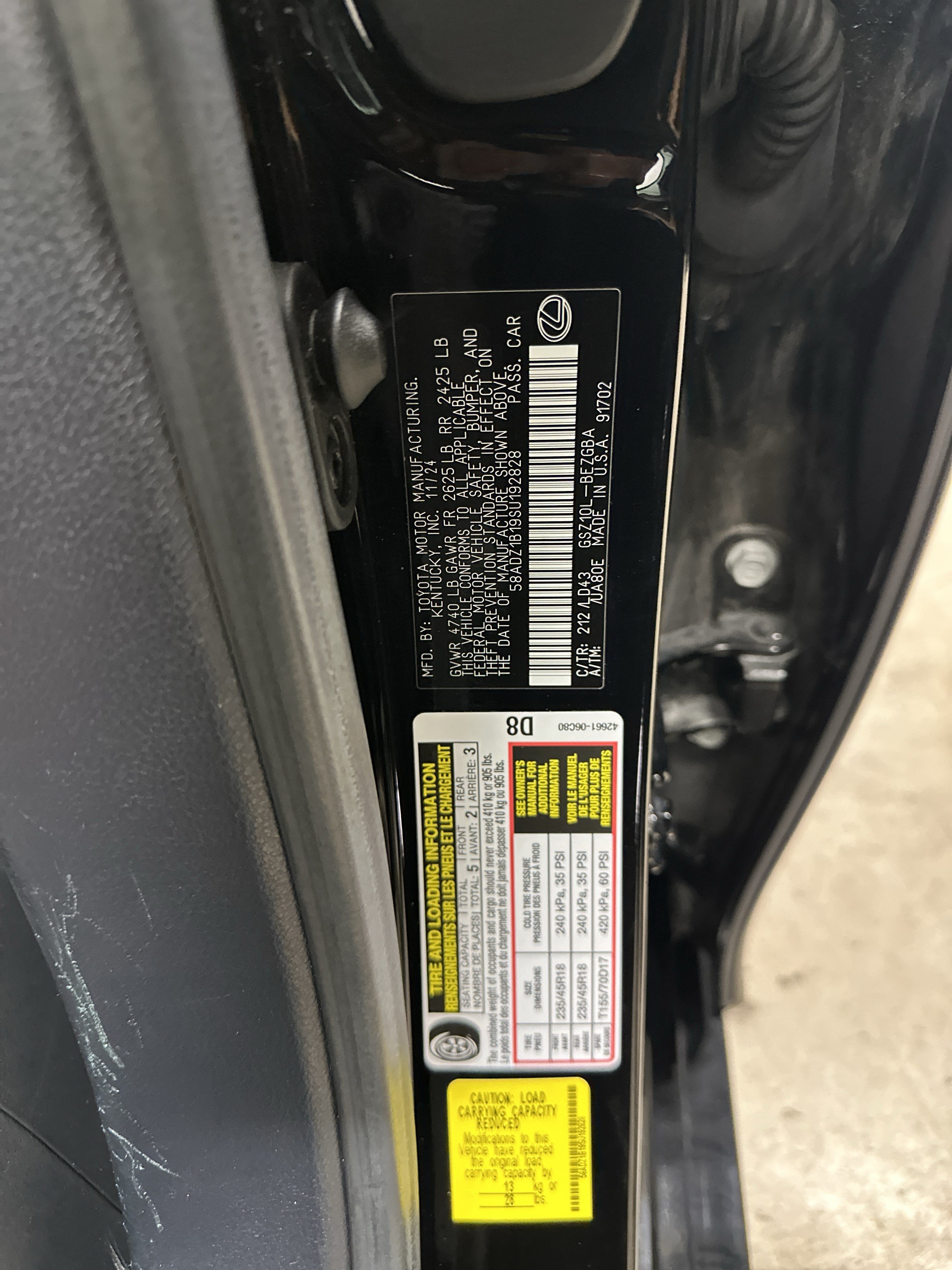 Used 2025 Lexus ES 350 w/ Premium Package FWD image 35