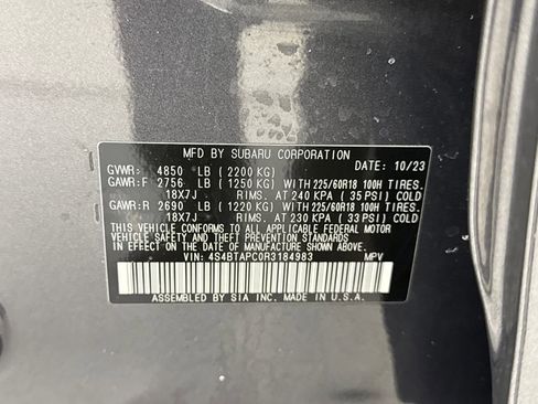 Certified 2024 Subaru Outback Touring image 29