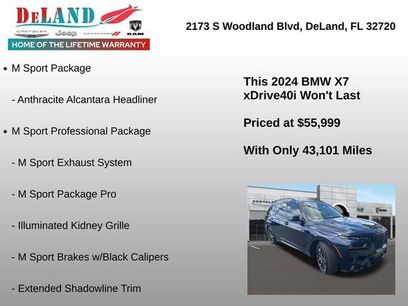 Used 2024 BMW X7 xDrive40i w/ Executive Package