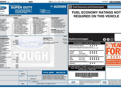 Used 2016 Ford F250 Platinum w/ FX4 Off-Road Package AWD/4WD image 13