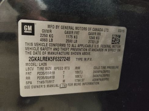 Used 2015 GMC Terrain SLE w/ Chrome Edition FWD image 33