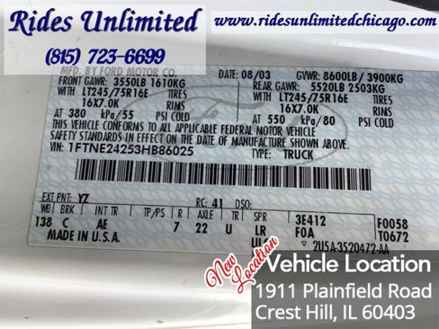 Used 2003 Ford E-250 and Econoline 250 image 20