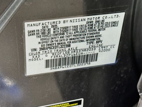 Used 2026 Nissan Kicks SV FWD image 40