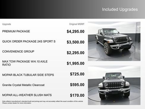New 2025 Jeep Gladiator Sport w/ Premium Package AWD/4WD image 4