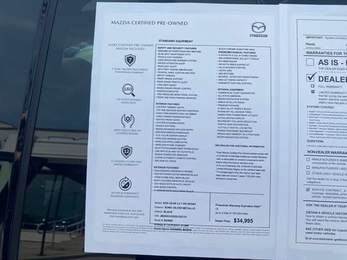 Certified 2025 MAZDA CX-90 3.3 Turbo w/ Premium Sport Pkg AWD/4WD image 30