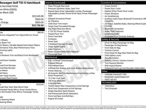 Used 2015 Volkswagen Golf TDI S image 2