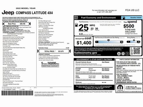 Used 2022 Jeep Compass Latitude image 2