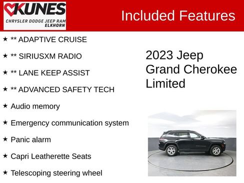 Used 2023 Jeep Grand Cherokee Limited AWD/4WD image 4