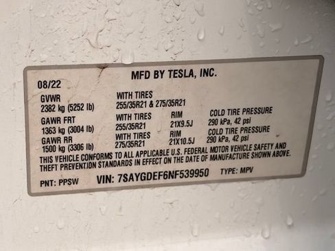 Used 2022 Tesla Model Y Performance AWD/4WD image 23