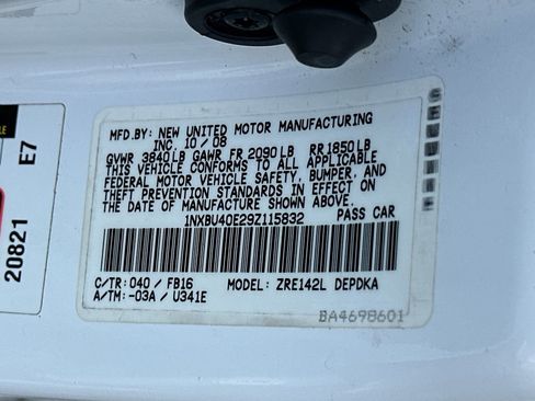 Used 2009 Toyota Corolla LE FWD image 20