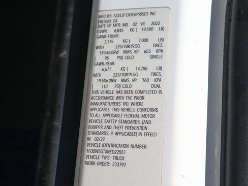 Used 2022 Ford F550 2WD Crew Cab Super Duty w/ Power Equipment Group image 55