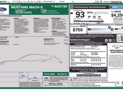 Certified 2023 Ford Mustang Mach-E Select AWD/4WD image 3
