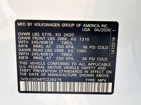 New 2026 Volkswagen Atlas Cross Sport SE AWD/4WD image 18