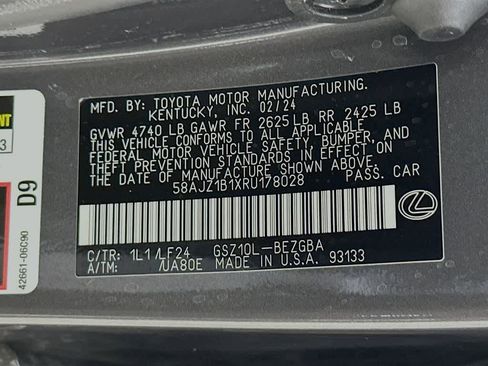 Used 2024 Lexus ES 350 F Sport FWD image 23