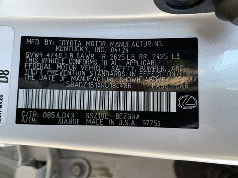 Certified 2024 Lexus ES 350 ES 350 image 36